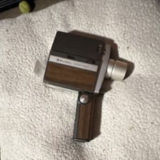 Bell  Howell Autoload 308 Super 8 Non Reflex Movie Camera Brown Silver Black