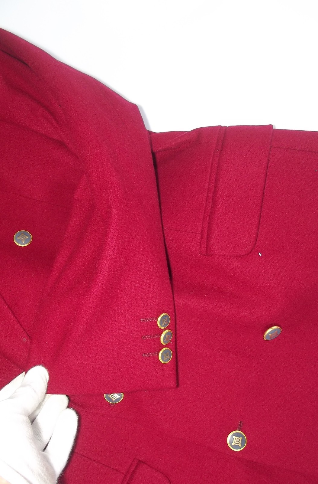 Laura Biagiotti Mens Cashmere Double Breasted Blazer Rome Jacket L Buttons Wool image 5