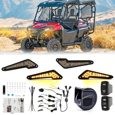 For Honda Pioneer 700 700-4 1000 1000-5 UTV Turn Signals Horn Kit Street Legal