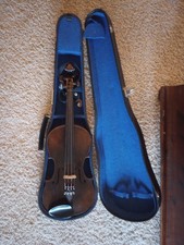 Antique Japanese Violin c. 1914 to 1921 With Case, But no Bow Free Shipping