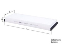 Mahle Innenraumfilter LA 239/S Partikelfilter FüR Audi VW 4F2 XL1 A6 R8 4G2 4GC