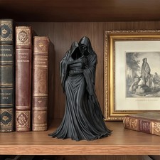 Grim Reaper Lovers Statue Black Figurine Roma...
