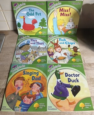 Stage 2 Songbirds Phonics - Oxford Reading Tree Julia Donaldson - x 6 Books