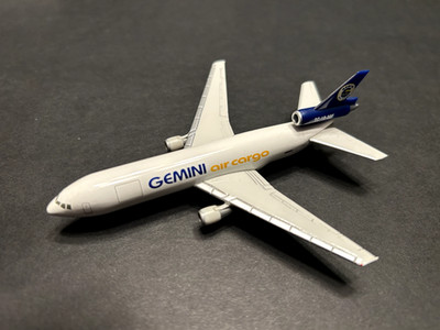 Herpa Wings 1/500 Scale Diecast Model Airplane Gemini Air Cargo DC-10 