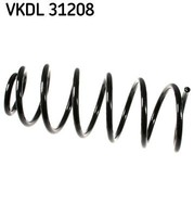 Skf Fahrwerksfeder Vkdl 31208 FüR Vw