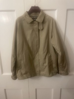 Vintage Burberrys London Women s Beige Jacket Nova Check Lining Made in England