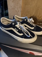 Size 5.5 - VANS Old Skool Navy Blue Skateboard Shoe Pro