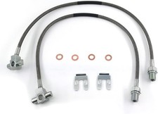 Front Stainless Brake Lines Compatible With 1971-1987 Chevy GMC C/K 10 15 20 K5