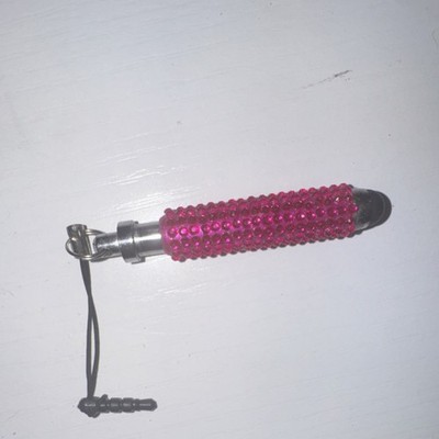 Pink Designer Universal Tablet & eReader Stylus with Plug Attachment