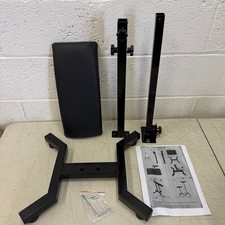 Tattoo Armrest Stand, Adjustable Height  Tilt, Rubber Anti-Slip Pad - Black