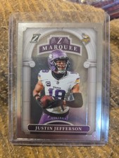 2024 Panini Zenith Football Zenith Marquee #Z 28 Justin Jefferson Silver Prizm