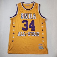 Vintage Los Angeles Lakers Jersey Mens 52 NBA Basketball Shaquille O'Neal 2002