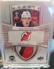 2017-18 The Cup Nico Hischier 05-06 Rookie Tribute /10 New Jersey Devils