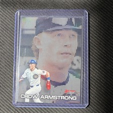 Topps 2025 Bowman's Best Pixel Portraits Pete Crow-Armstrong P-2 Chicago Cubs