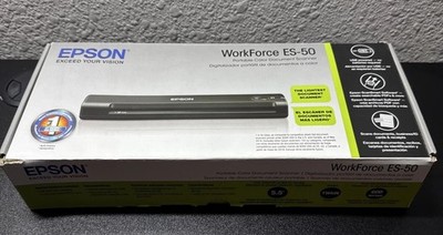 New Epson WorkForce ES-50 Portable Color Document Scanner B11B252201