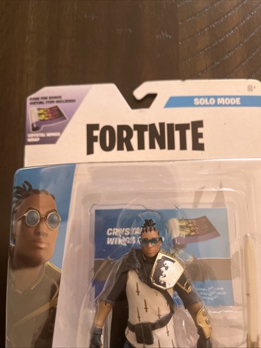 FORTNITE Malik Solo Mode Figure Series 25 #279 LIMITED CRYSTAL WINGS Wrap CODE - Picture 2 of 4