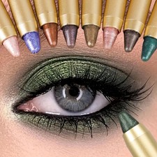 Waterproof Glitter Eyeshadow Stick Shimmer Eye Pencil Long Lasting Makeup Pen