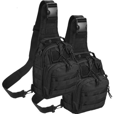 Tactical Shoulder Bag,1000D Outdoor Military Sling Daypack Backpack