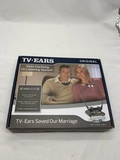 TV Ears Wireless Black Version 5.0 Item 11641 Voice Clarifying Listening