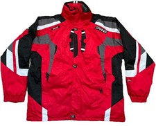 Spyder Ski Snowboard Insulated Waterproof Jacket Coat X Large Red Hood X-static