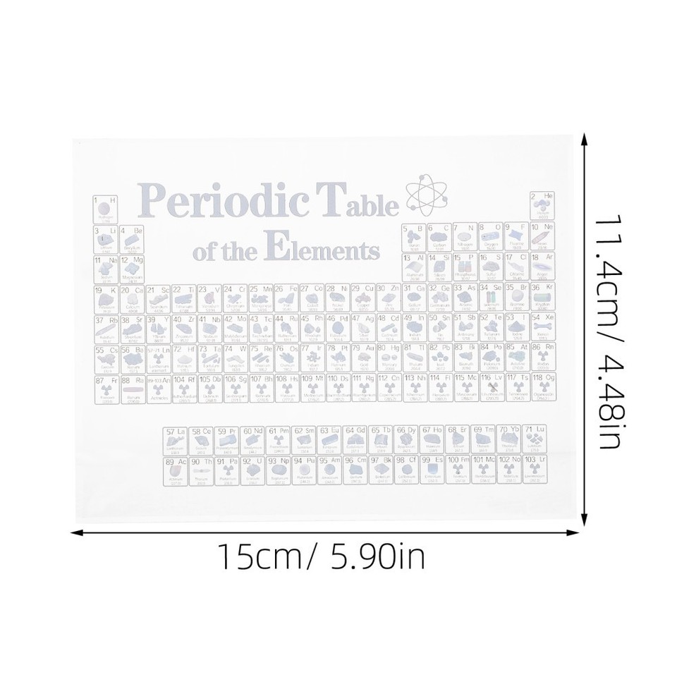 Table Decoration Table Of Elements Decoration Science | eBay Australia