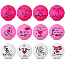 12 Pcs Golf Valentine Day Gifts Men Women Funny Golf Balls Set Dad Mom Husband