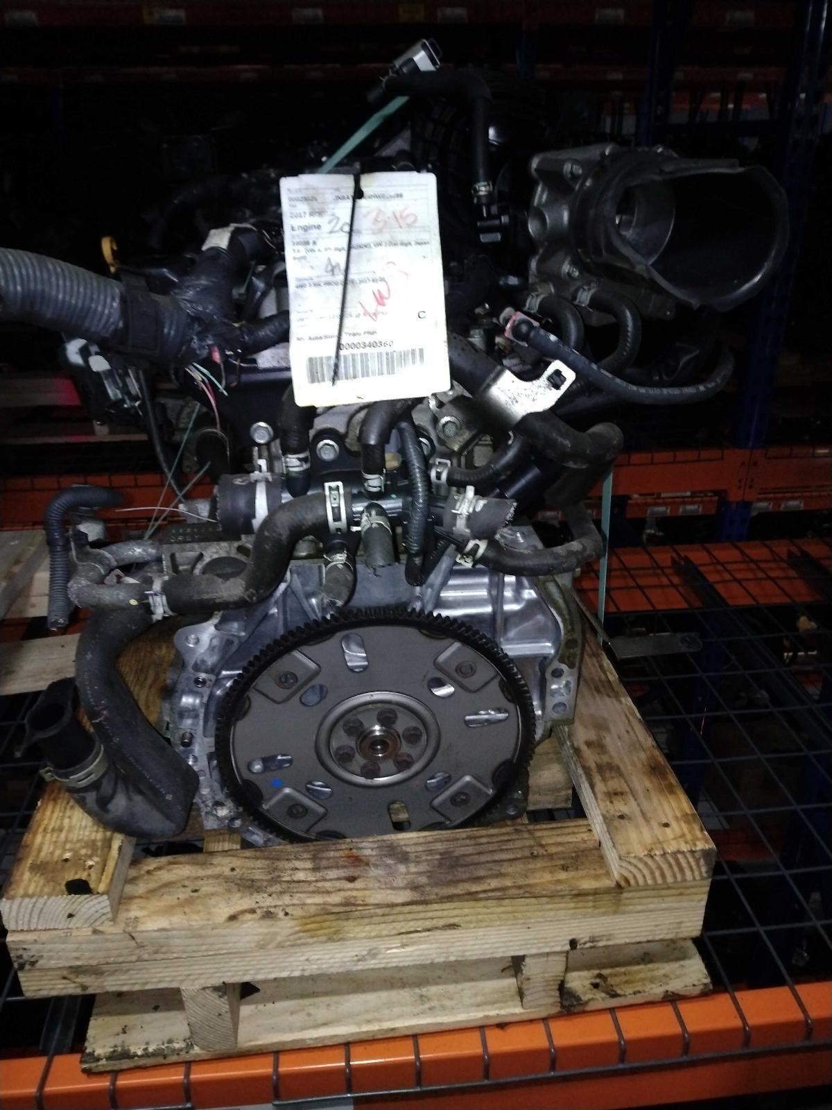 2017 Nissan Rogue 2.5L Engine Complete Assembly 4WD Blue 91K Miles OEM