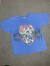 Vintage 90s Digimon Anime Cartoon T Shirt Tie Dye Youth Large 10-12