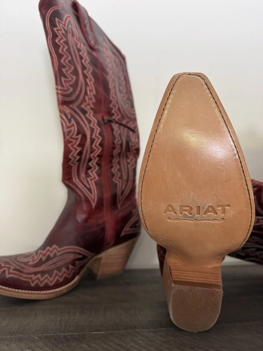 Ariat Red Western Boots for Women for sale - eBay