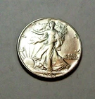 1942-P WALKING LIBERTY SILVER HALF DOLLAR - BU UNC- Gorgeous issue-free NICE