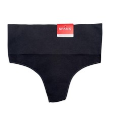 Spanx Everyday Shaping Panties Thong Womens Small Black High Waist SS0815 New