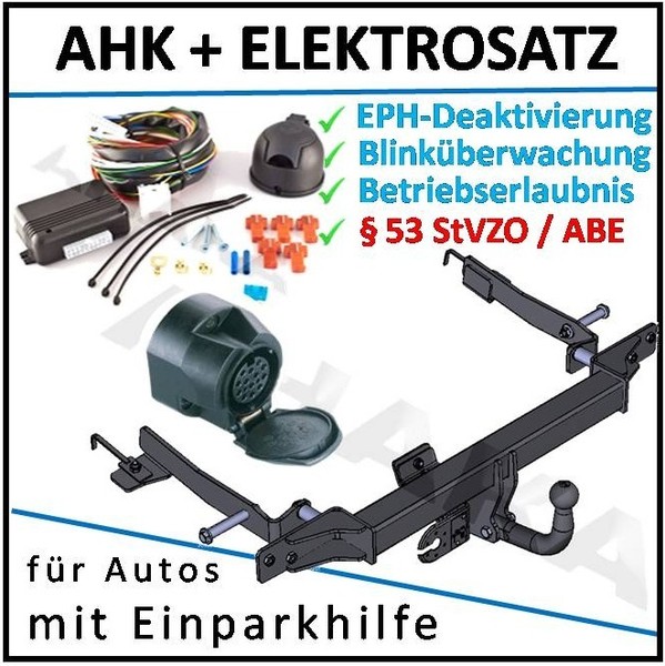 AHK ES13 FüR Honda Accord Tourer CM 2003-2008 AnhäNgerkupplung Eph-Deaktivierung-image