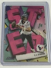 2024 Panini Score C.J. Stroud Step Ahead #SA-CSD Case Hit SSP Texans Hologram