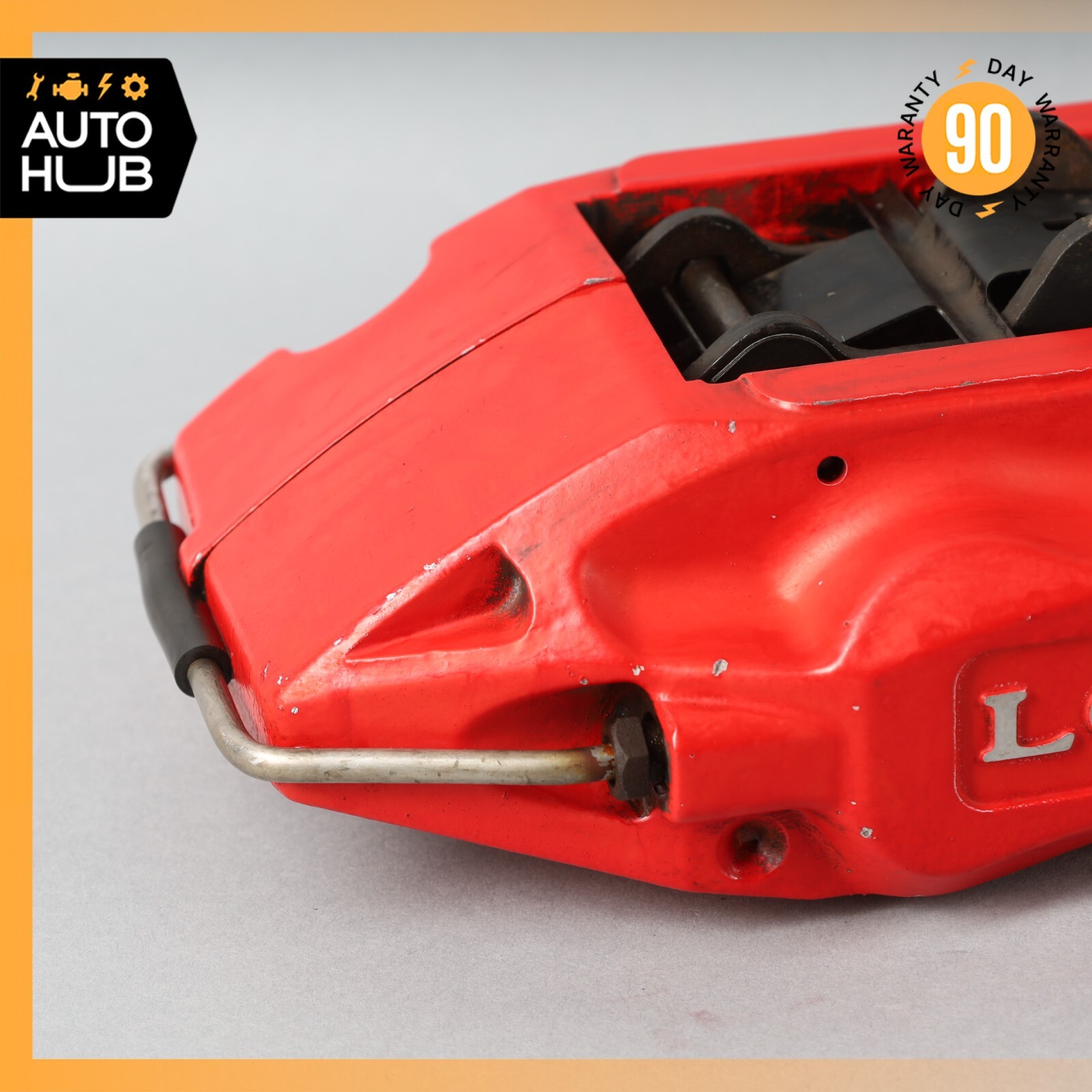 10-14 Lotus Evora Front Left & Right Brake Caliper Calipers Red Set of 2 OEM 32k