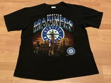 90s Rare VTG Seattle Mariners 1998 Shirt Dynasty Tag Sz L Baseball Griffey MLB