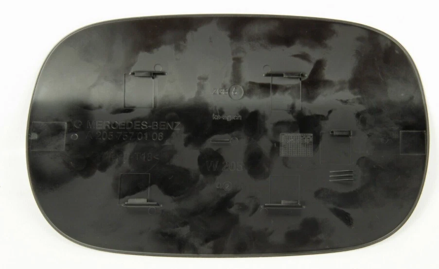 Puerta de combustible imprimación negra para Mercedes-Benz Clase C W205 C300 C350 2015-2020 Foto 2 de 3