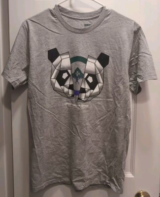 NWT: Grey Heather LRG Geometric Panda Head Graphic Tee T-Shirt Men's Size Small