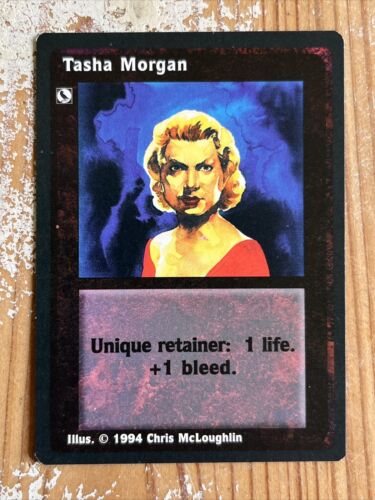 JYHAD Vampire the Eternal Struggle VTES - TASHA MORGAN -  1994 - NM - Bild 1 von 2