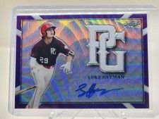 2021 Leaf Perfect Game Purple Wave 1/8 Luke Heyman Florida Gators