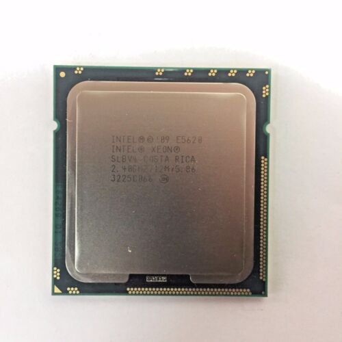 INTEL XEON E5620 2.4GHZ 12MB NEHALEM SLBV4 4C/8T LGA1366 SOCKET B 80W TDP CPU - Picture 1 of 1