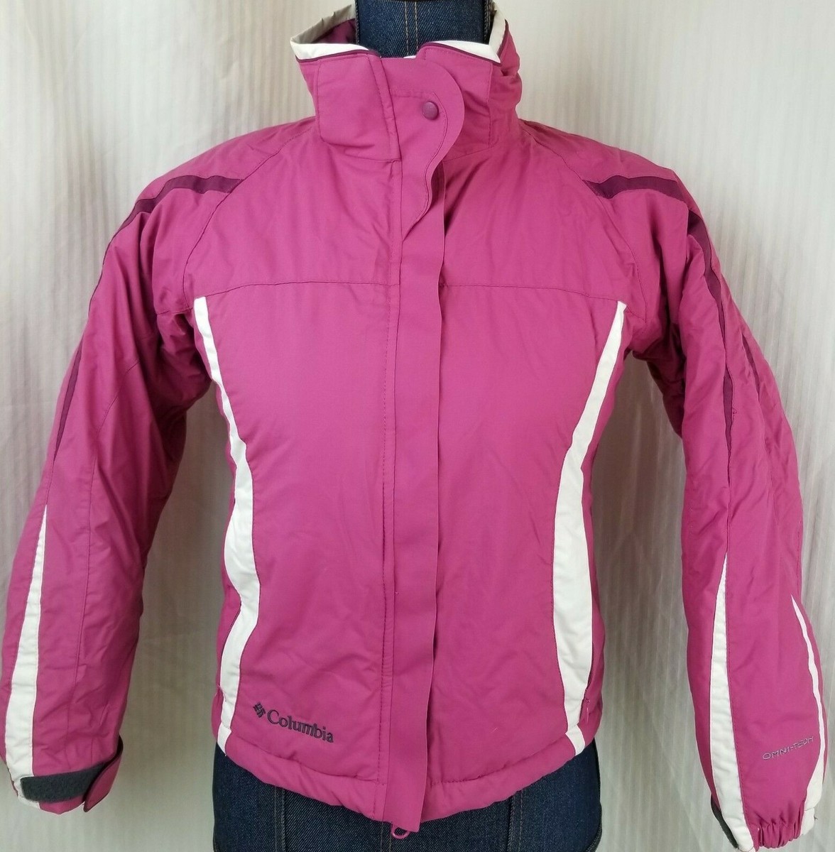 美品 Columbia スノージャケット OMNI-TECH XS 120 即日 Waterproof