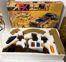 1989 Aurora/Afx Tomy Devil's Ditch Slot Car Race Set See Description C4