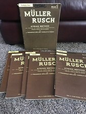 LOT 1962 Muller Rusch VIOLIN String Lesson 6 Class Books 1 Conductor Sheet Music