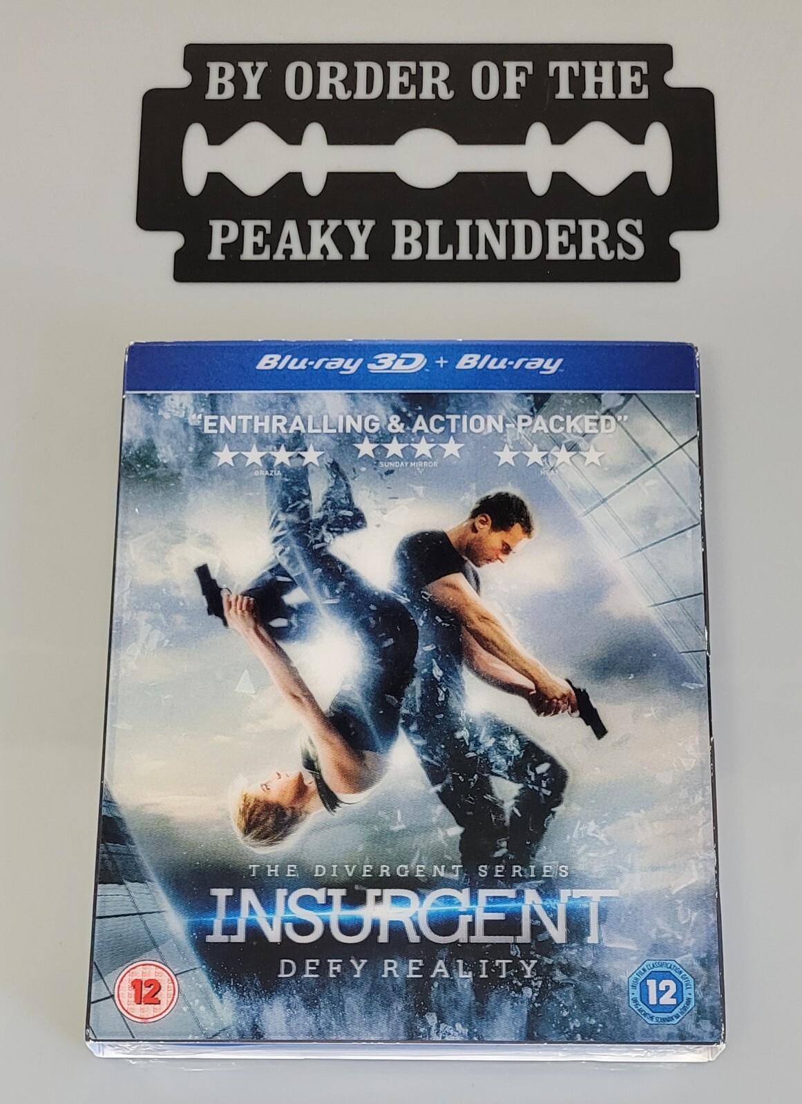 INSURGENT BLU-RAY 3D + BLU-RAY 💿