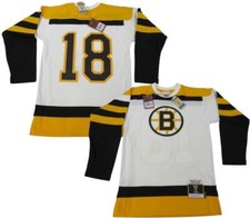 Willie O'ree Jan 18, 1958 #18 Boston Bruins Mens S Mitchell & Ness Jersey $200