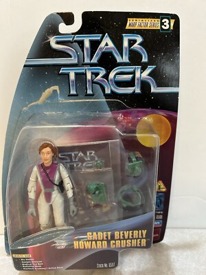 Star Trek Warp Factor Series 3. Cadet Beverly Howard Crusher. New. Distressed Pk