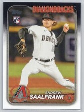 2024 Topps #406 Andrew Saalfrank Arizona Diamondbacks RC