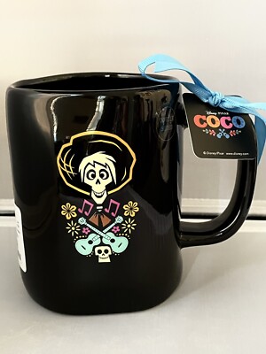 RAE DUNN Disney COCO REMEMBER ME Mug Hector Rivera Día de los Muertos 18oz NWT