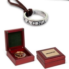 SOLD OUT Uncharted Compass Wooden Box + Drake Necklace Ring PS Store BRAND NEW