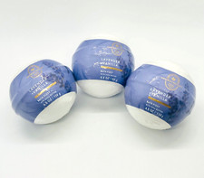 3 Bath Body Works Aromatherapy Lavender Vanilla Bath Bomb Fizzy Ball 4.6 oz